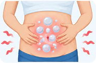Bloating and abdominal discomfort