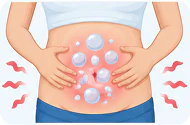 Bloating and abdominal discomfort